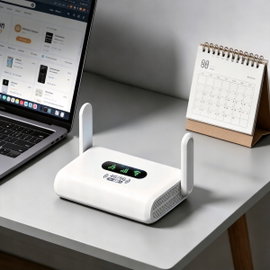 NOWY ROUTER DOMOWY 4G LTE Z KARTĄ SIM DO 300 MB/S WIFI WIELOPASMOWY