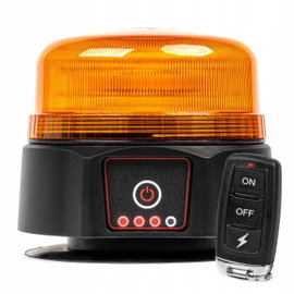 Bezprzewodowa lampa ostrzegawcza kogut LED z pilotem R65 R10 12V 24V