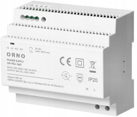 ZASILACZ NA SZYNĘ DIN 24V DC 6,25A 150W TRANSFORMATOR REGULOWANY 23~25V