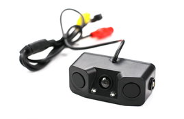 Kamera cofania z czujnikami parkowania doświetlanie LED 2w1 HD-602 12V