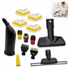 14szt ZESTAW Akcesoriów DO PAROWNIC KARCHER SC 1 2 3 4 5 szczotki NOWY 2026