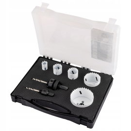 Otwornice bi-metalowe 19-68 mm zestaw OTWORNIC do metalu 7 szt. GRAPHITE
