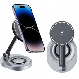 ŁADOWARKA INDUKCYJNA 15W DO MAGSAFE NA IPHONE 12 13 14 15 STANDBY MODEiOS17