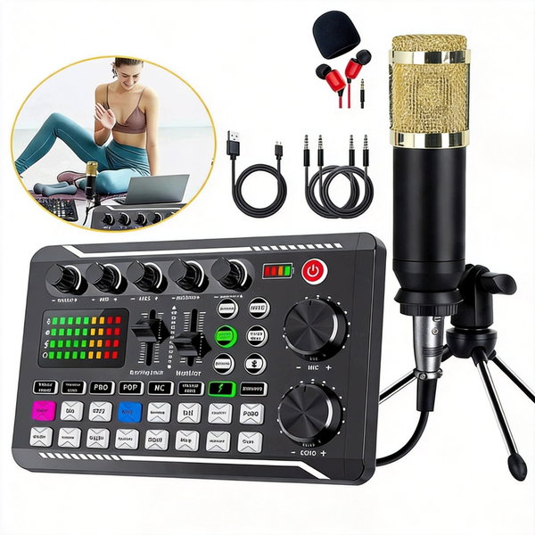 ZESTAW KART DŹWIĘKOWYCH PROFESJONALNY NADAJE SIĘ STREAMINGU MUZYKI NA ŻYWO