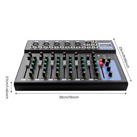 ZESTAW DO PODCASTINGU MIKROFON Z MIKSEREM AUDIO I SŁUCHAWKAMI 1200MAH