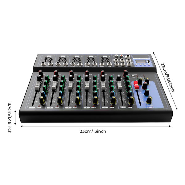 ZESTAW DO PODCASTINGU MIKROFON Z MIKSEREM AUDIO I SŁUCHAWKAMI 1200MAH