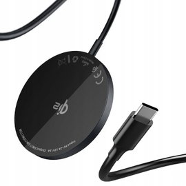 SZYBKA ŁADOWARKA INDUKCYJNA DO MAGSAFE USB-C NA IPHONE 12 13 14 15 16
