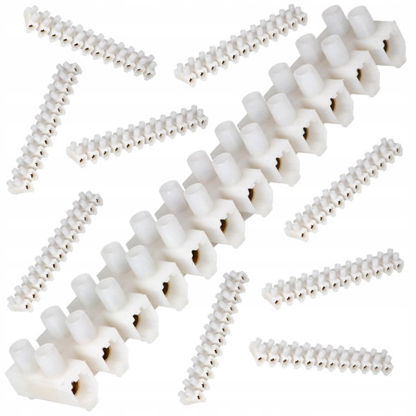 Listwa Złączka Uniepalniona 12-torowa 25mm² 10szt