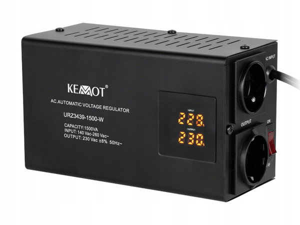 Automatyczny stabilizator napięcia Kemot SER-500-W precyzja 8%