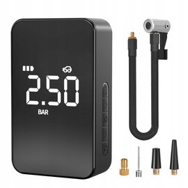 KOMPRESOR POWERBANK Z POMPA POWIETRZA LED 2W1 POTĘŻNY 6000MAH