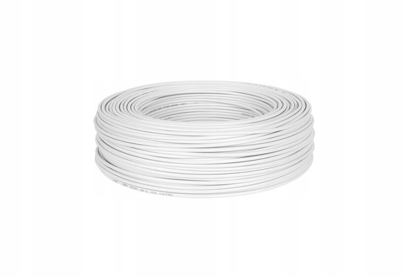 Kabel koncentryczny R-TV RG-59 CU 200m biały
