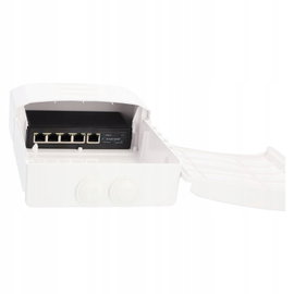 Switch Zewnętrzny PoE 4 porty GIGABIT Obudowa Hermetyczna Funkcja Watchdog