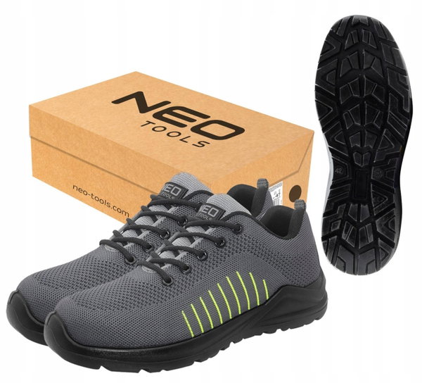 PÓŁBUTY robocze S1 FO stalowy podnosek BUTY OBUWIE MĘSKIE BHP Neo 82-162 43