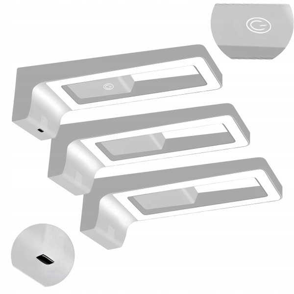 3x Lampa LED Podszafkowa z Włącznik Ładowarka USB-C Oświetlenie Podszafkowe