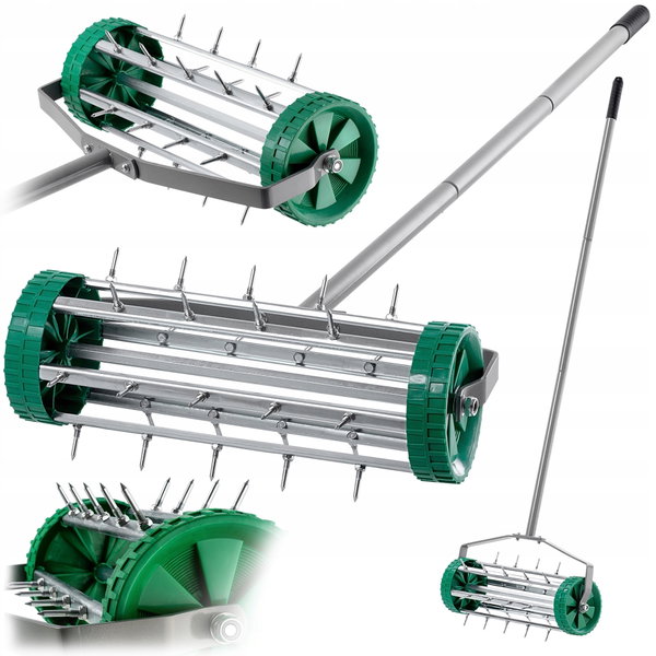 AERATOR RURKOWY RĘCZNY WIDŁY KOLCE NAPOWIETRZANIE TRAWNIKA PIASKOWANIE