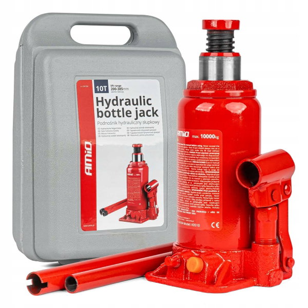 Podnośnik hydrauliczny słupkowy 10T 10000 kg PVC box