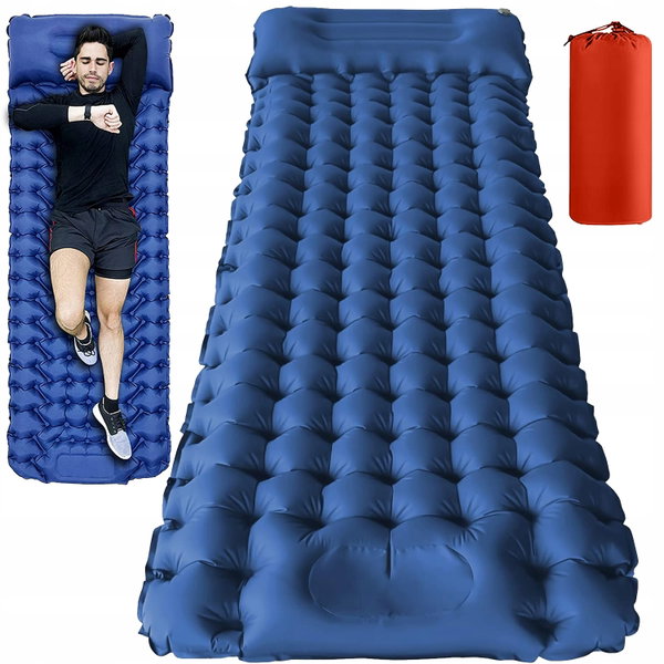 MATERAC TURYSTYCZNY DMUCHANY DOUBLE LAYER 40D NYLON WATERPROOF