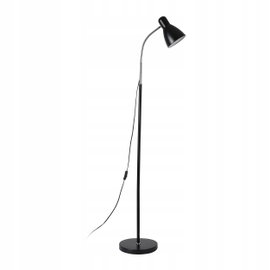 Lampa Lampka Stojąca Podłogowa Do Czytania Nocna E27 Czarna 155 cm