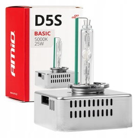Żarówka knenonowa żarnik xenon D5S 25W 5000K AMiO Basic AMIO-02941