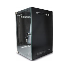 Szafa RACK 10 cali wisząca 9U szklane drzwi CCTV 30kg