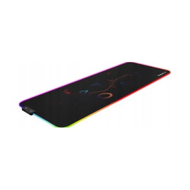 Podkładka Gamingowa Design pod Mysz Myszkę XL RGB LED ANTYPOŚLIZGOWA Huzaro