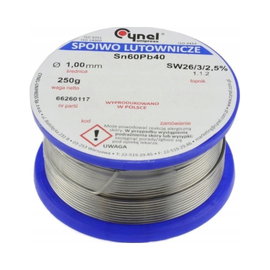 Cyna 1mm/250g Sn60Pb40 CYNEL