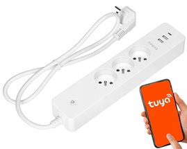 Przedłużacz Listwa Zasilająca WIFI 3x230V + 2x USB + USB-C ORNO TUYA SMART