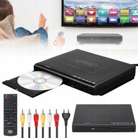 ODTWARZACZ DVD Z HDMI USB WEJŚCIEM MIKROFONOWYM HD 1080P PAL NTSC PREZENT
