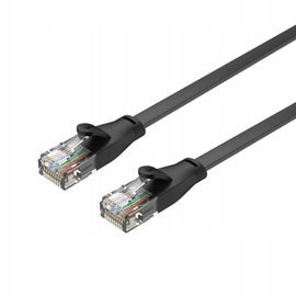 Kabel Ethernet RJ-45 patchcord cat.6 UTP płaski 1m