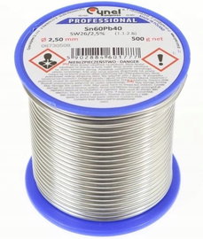 Cyna 2.5mm/500g Sn60Pb40 CYNEL