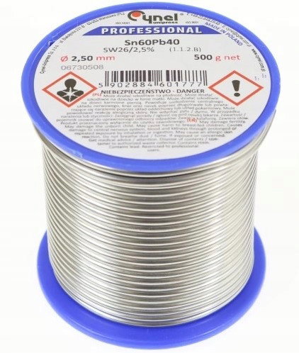 Cyna 2.5mm/500g Sn60Pb40 CYNEL