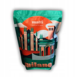 KAWA ZIARNISTA 2x1KG ŚWIEŻO PALONA W ZIARNACH GŁADKI SMAK NUTY CZEKOLADY