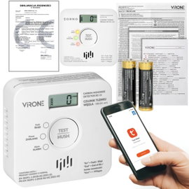 Czujnik Czadu WIFI TUYA Detektor Tlenku Węgla CO 10 LAT Baterie + Aplikacja