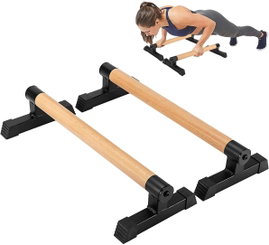 STOJAKI TRENINGOWE 200KG NOŚNOŚĆ Z DREWNA I STALI TRENING WIELOFUNKCYJNY