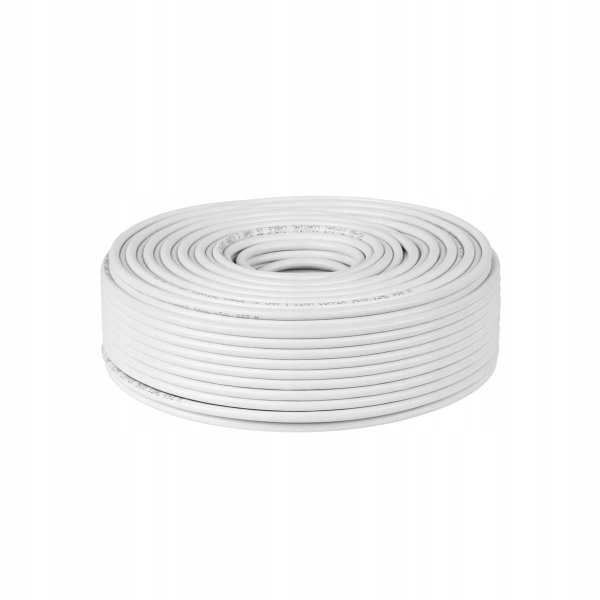 Kabel koncentryczny CU RG6-U miedź 100m