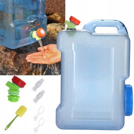 Pojemnik na wodę 12L z plastikowym zaworem, do pojazdu, kemping