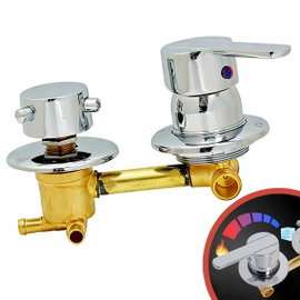 BATERIA DO KABINY PRYSZNICOWEJ Z HYDROMASAŻEM ZABUDOWANEJ 10CM 3 FUNKCJE