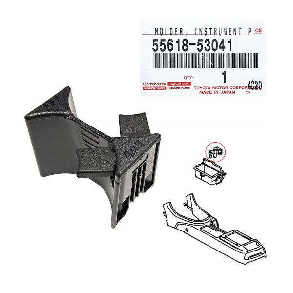 Cupholder uchwyt przegroda na kubek Lexus IS200 IS300 OE Toyota