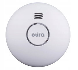 CZUJNIK DYMU WiFi z czujnikiem temperatury EURA powiadomienie na telefon