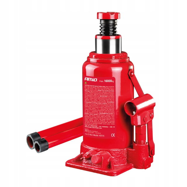 Podnośnik hydrauliczny słupkowy butelkowy lewarek 16T 16000 kg