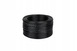 Kabel koncentryczny żelowany UV RG174 50 Ohm 100m czarny Cabletech