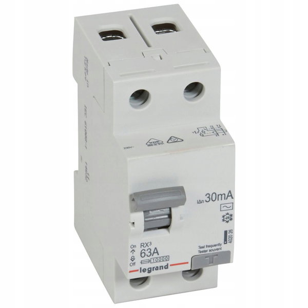 Wyłącznik różnicowoprądowy Legrand 402026 230 V IP67 63 A