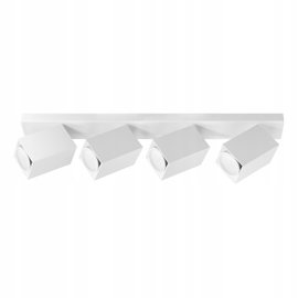 Lampa Sufitowa Ścienna Oprawa Halogenowa 4x GU10 LED Regulowana Obracana