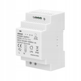 ZASILACZ NA SZYNĘ DIN 12V 4,5A 54W DO DOMOFONU CCTV LED REGULOWANY ORNO