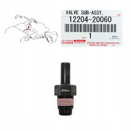 Zaworek zwrotny zawór PCV odmy Lexus ES300 RX300 RX330 RX400H OE Toyota