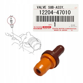 Zawór zaworek zwrotny odmy PCV Toyota Auris Corolla Yaris iQ OEM 1NR-FE