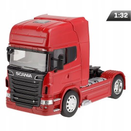 Model 1:32, SCANIA V8 R730, ciągnik dwuosiowy, czerwony Carmotion C83613