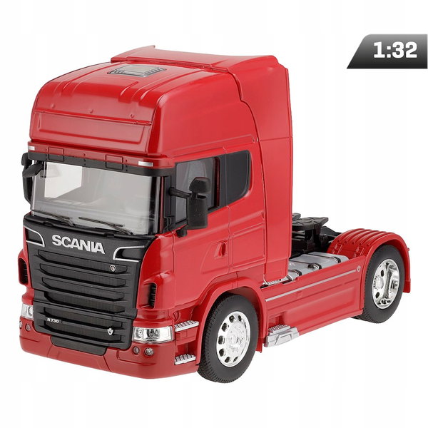 Model 1:32, SCANIA V8 R730, ciągnik dwuosiowy, czerwony Carmotion C83613
