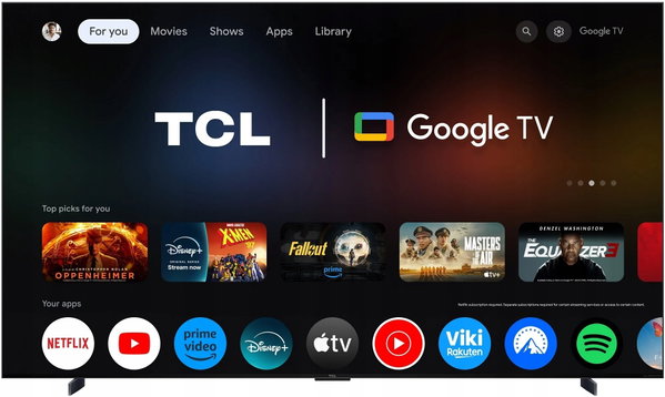 Telewizor TCL 98C7K 98" QD-Mini LED 4K 144Hz Google TV Dolby Vision