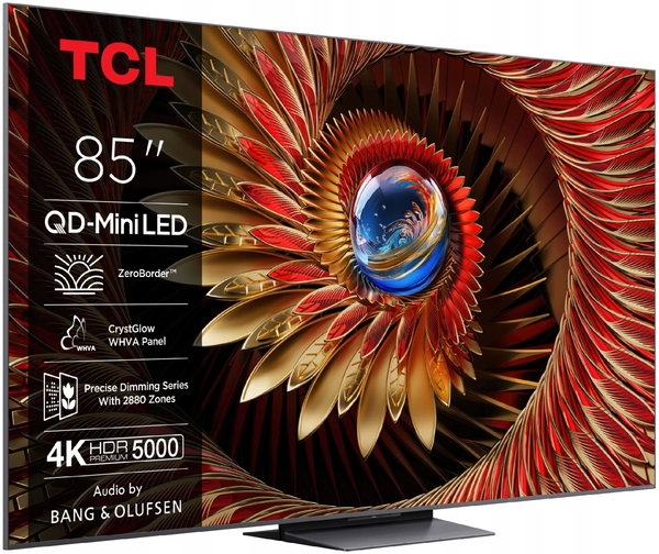 Telewizor TCL 85C8K 85" QD-Mini LED 4K 144 Hz Google TV Dolby Atmos